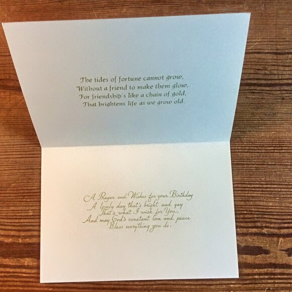 Vintage Country Pastoral Birthday Cards Lot of 8 with Envelopes - Picture 7 of 9